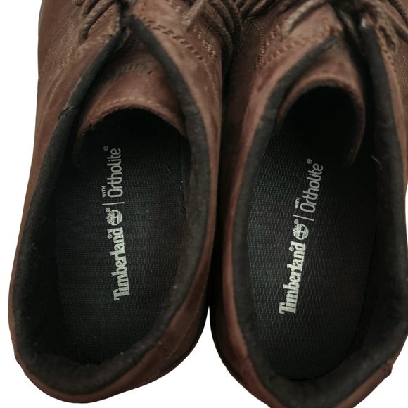 Timberland Ortholite Men\'s Dark Brown Suede Leather Dress Shoes Size 12 main image 6